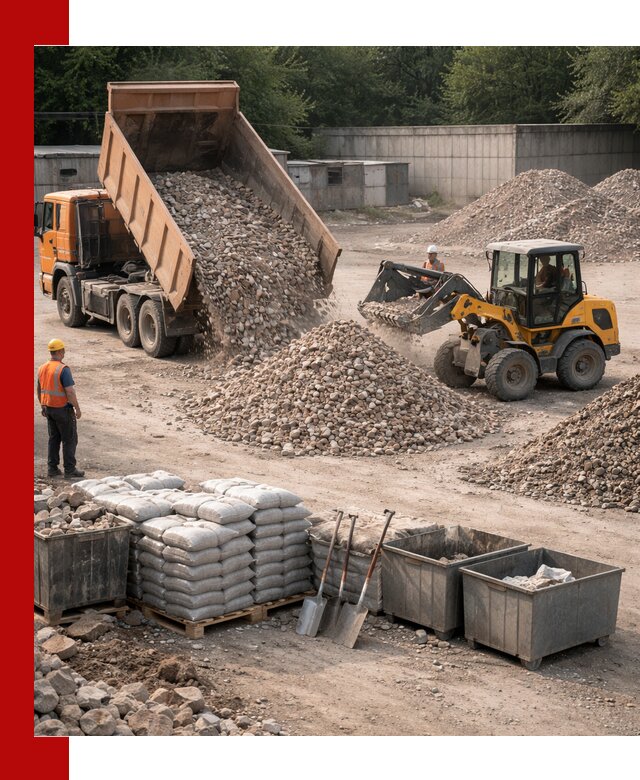 Вторичные материалы для отсыпки в Лянторе — поставка и доставка