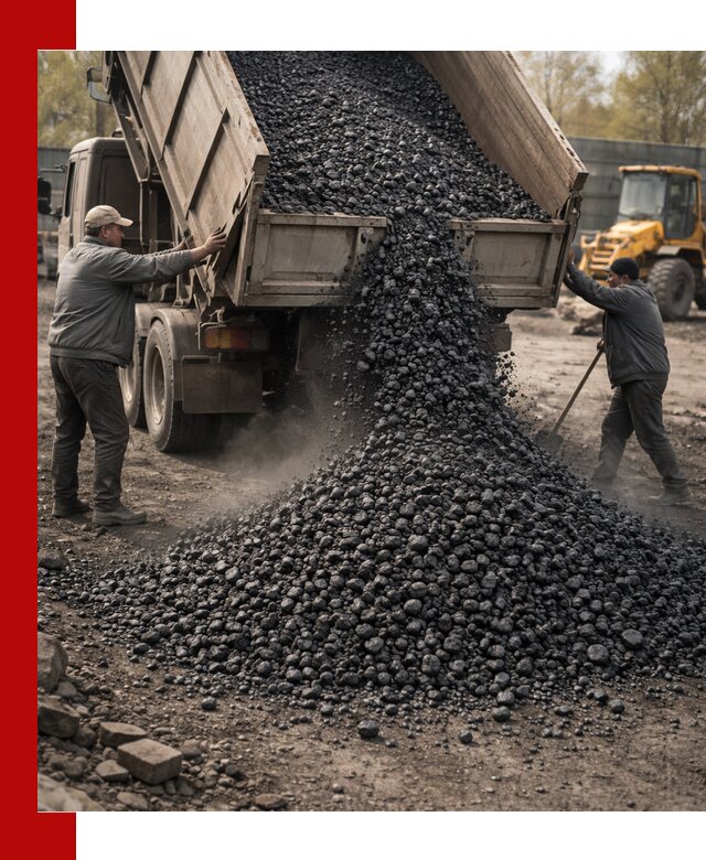 Доставка угля семечка самосвалами в Лянторе