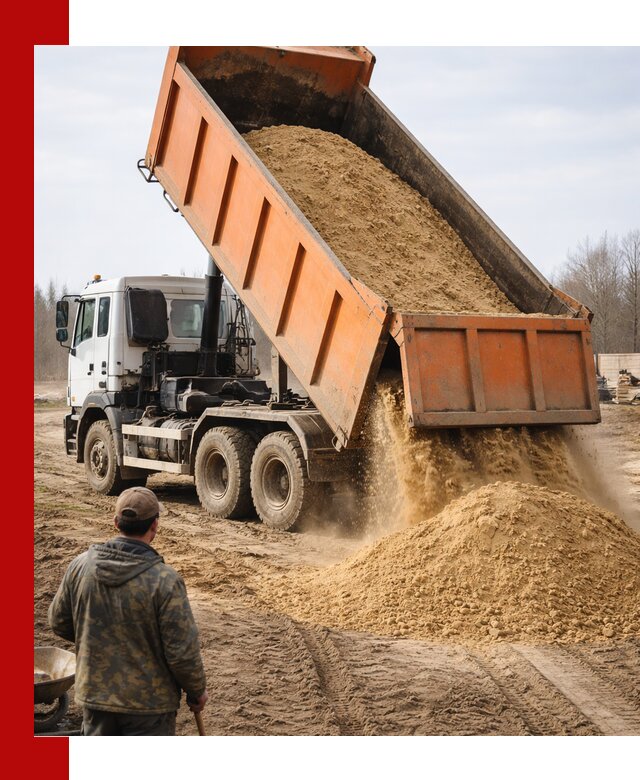 Аренда самосвала 20 тонн для перевозки грузов в Лянторе