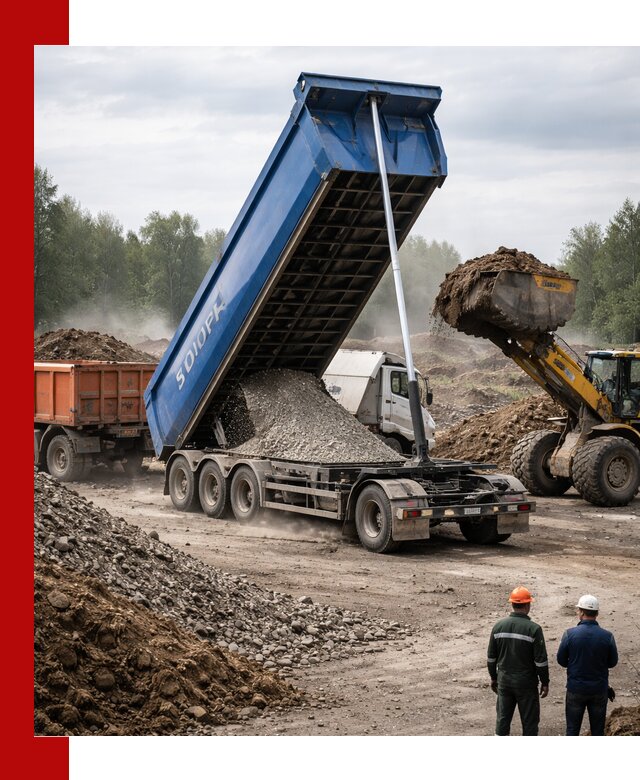 Аренда тонар 40 тонн в Лянторе с доставкой материалов