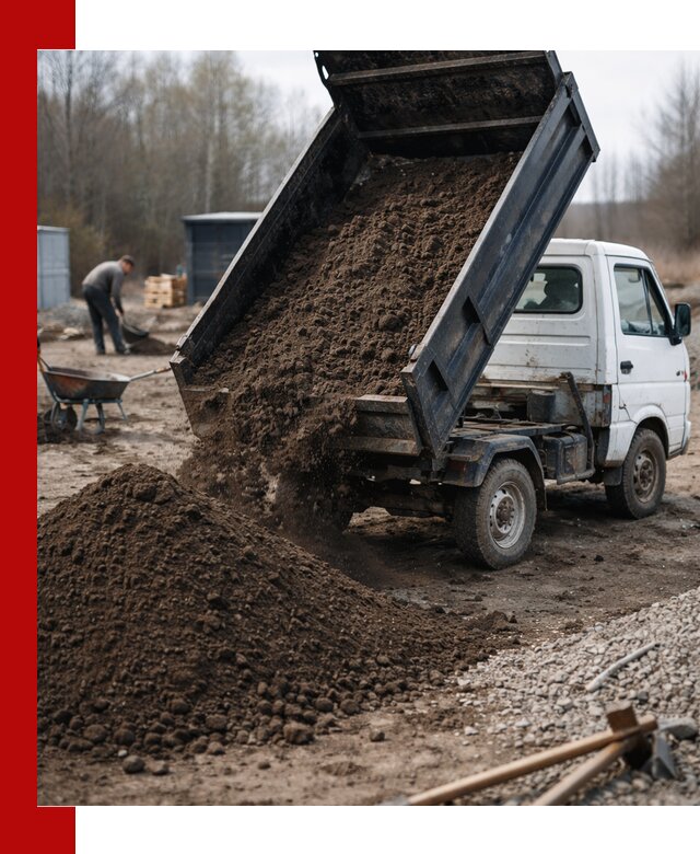 Аренда минисамосвала в Лянторе для доставки сыпучих материалов