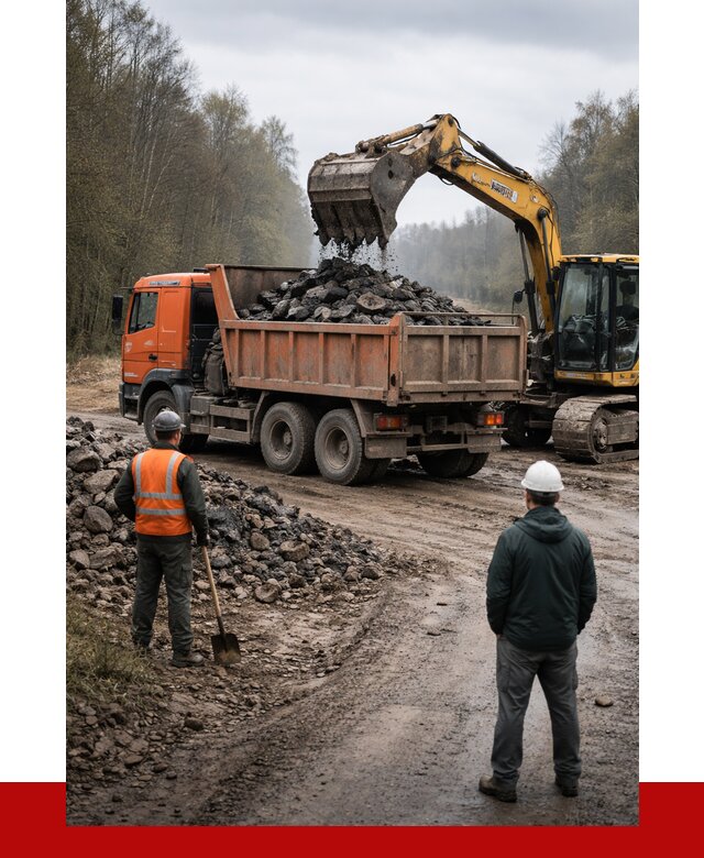 Вывоз асфальта в Лянторе от 4607 р. самосвалом ПРОНЕРУДЛнт