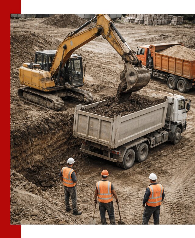 Разработка грунта для строительства и благоустройства в Лянторе