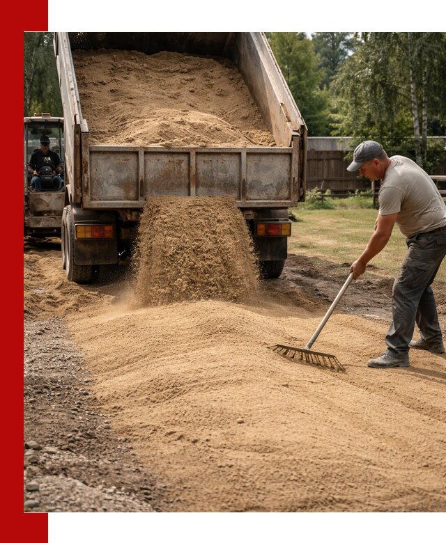 Отсыпка участка песком в Лянторе быстро и качественно