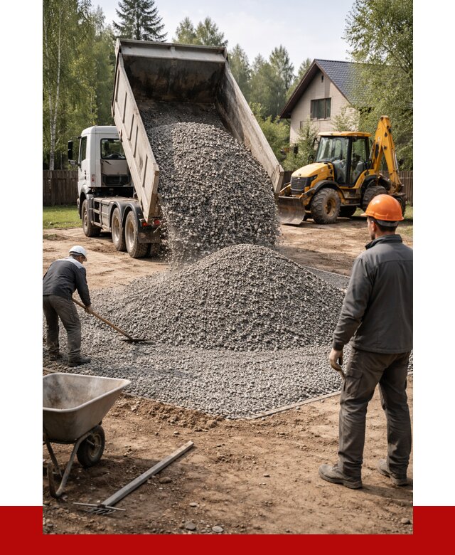 Отсыпка участка щебнем в Лянторе от 6654 р. ПРОНЕРУДЛнт