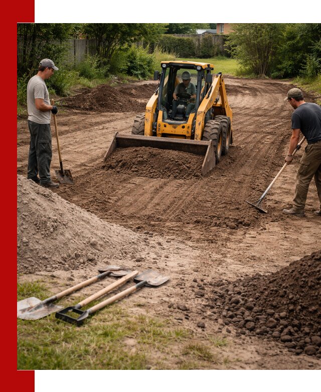 Планировка участка грунтом с вывозом и доставкой в Лянторе
