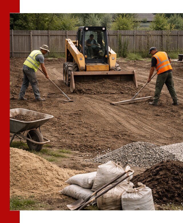 Выравнивание участка под строительство и благоустройство в Лянторе