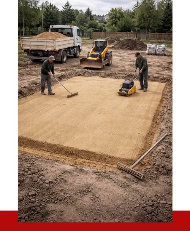 Устройство песчаной подушки в Лянторе от 4607 р. ПРОНЕРУДЛнт